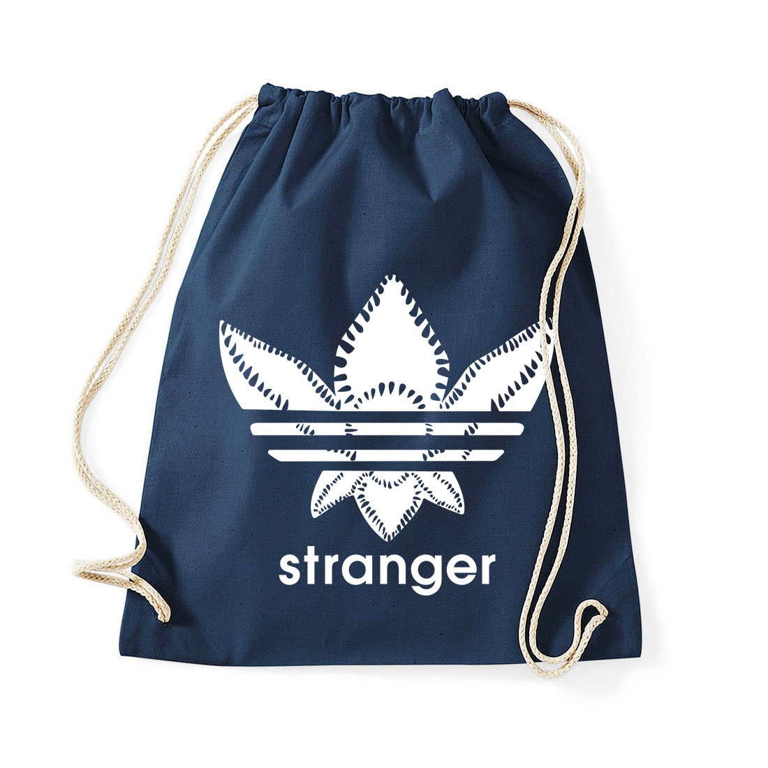 stranger things Sötétkék Tornazsák