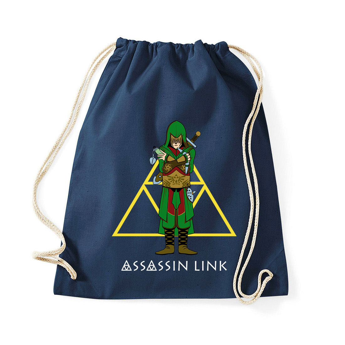 assasin creed zelda link Sötétkék Tornazsák