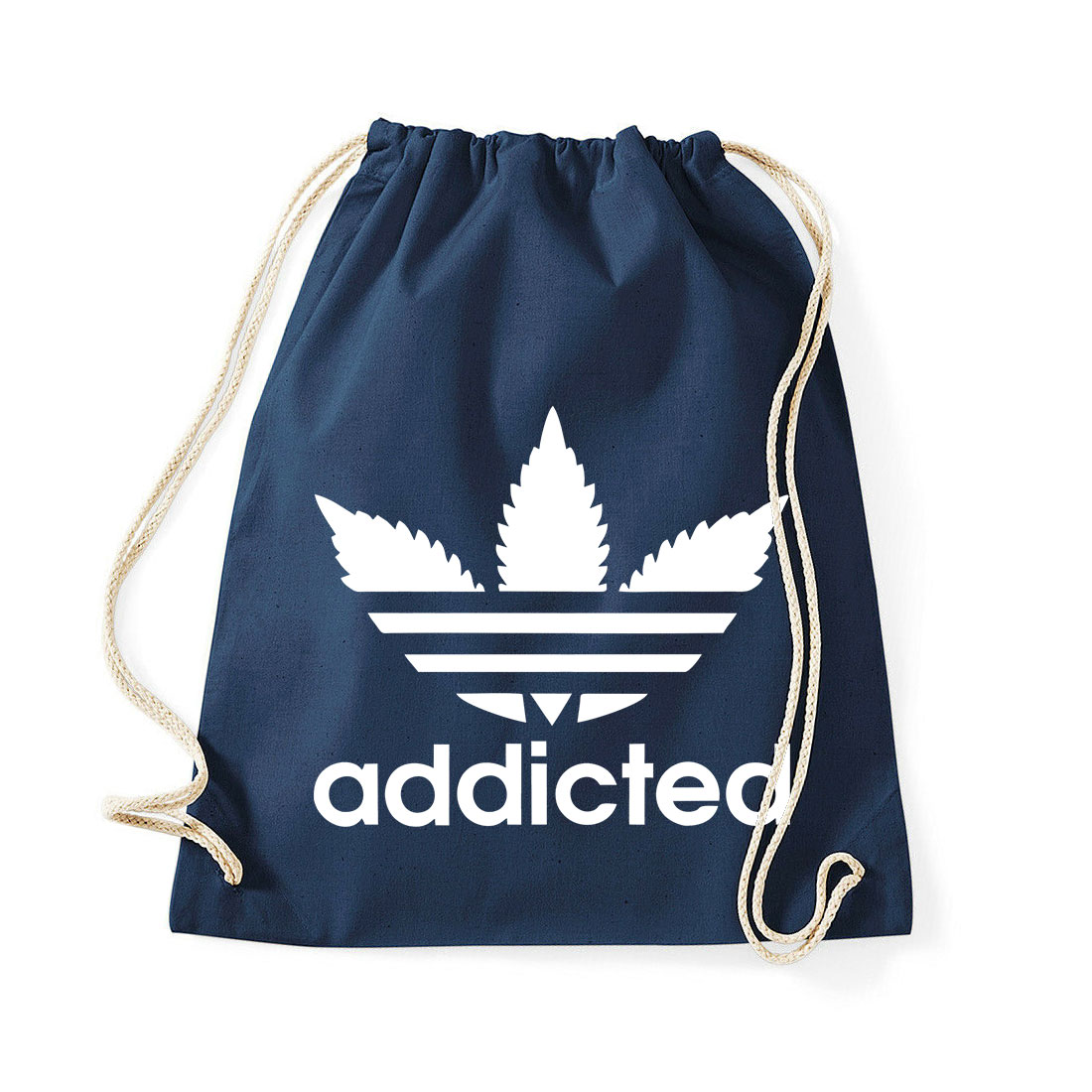 kanabisz cannbis addicted Sötétkék Tornazsák