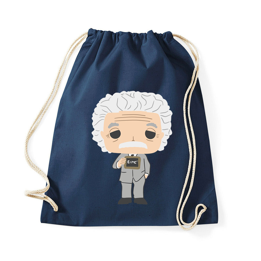 albert einstein Sötétkék Tornazsák