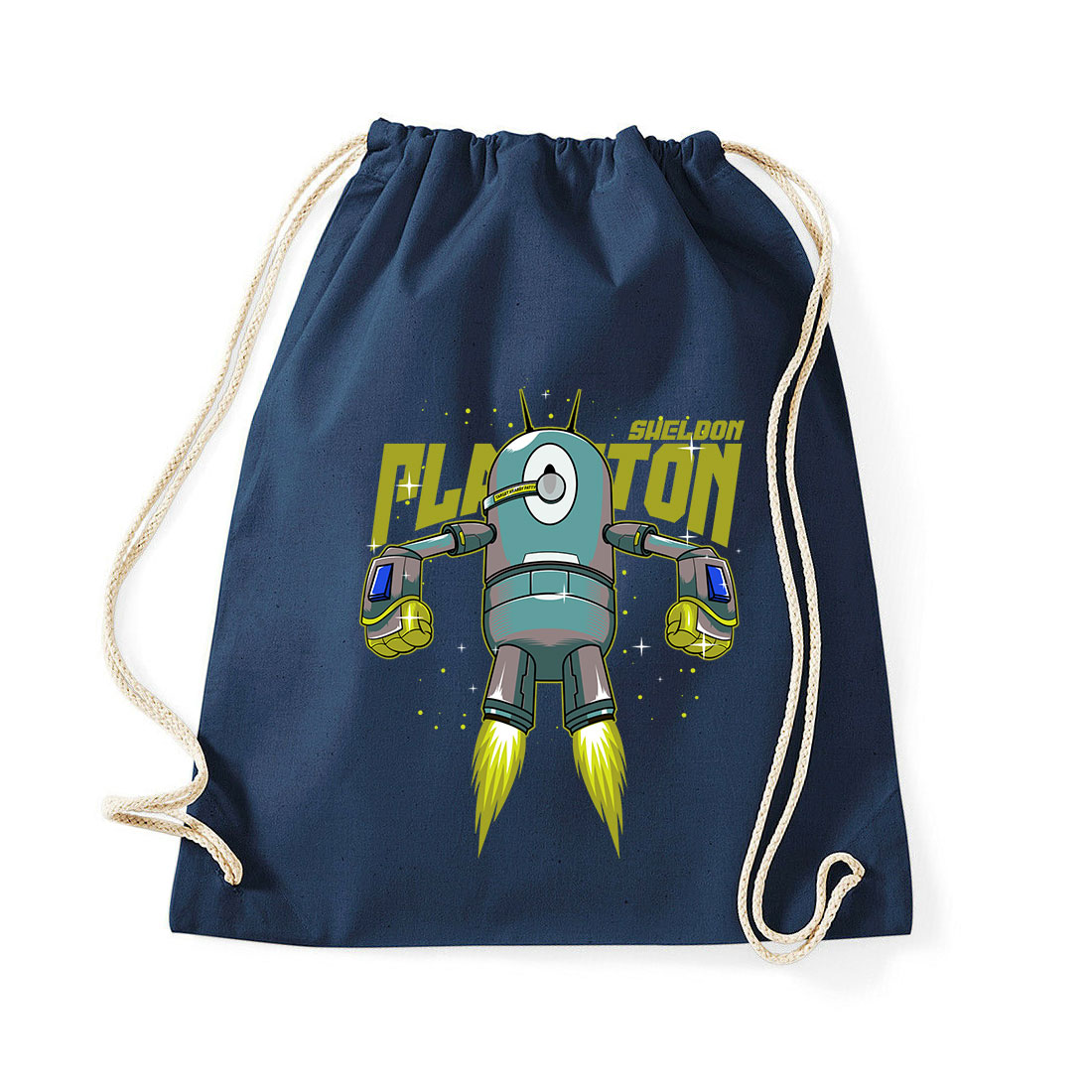 spongya bob plankton Sötétkék Tornazsák