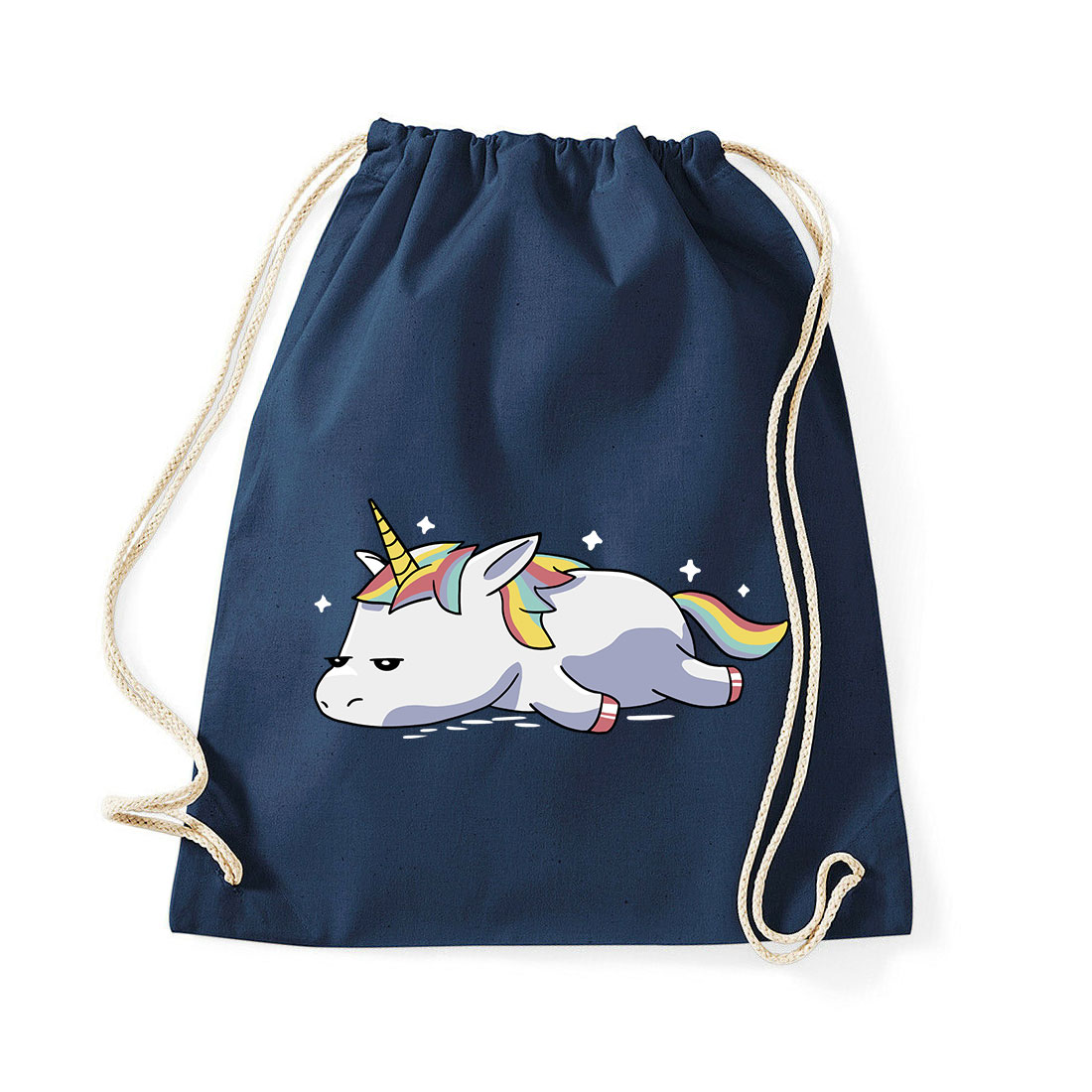 unikornis unicorn Sötétkék Tornazsák