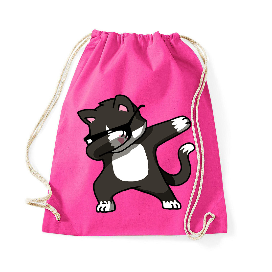 macska macskás cica cicás Pink Tornazsák