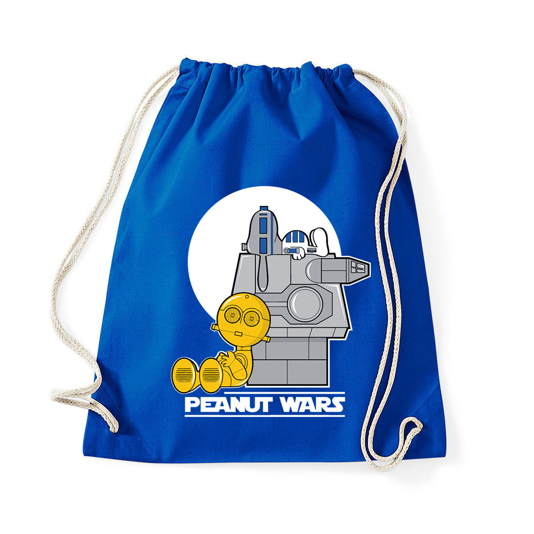 star wars c2po r2d2 Kék Tornazsák