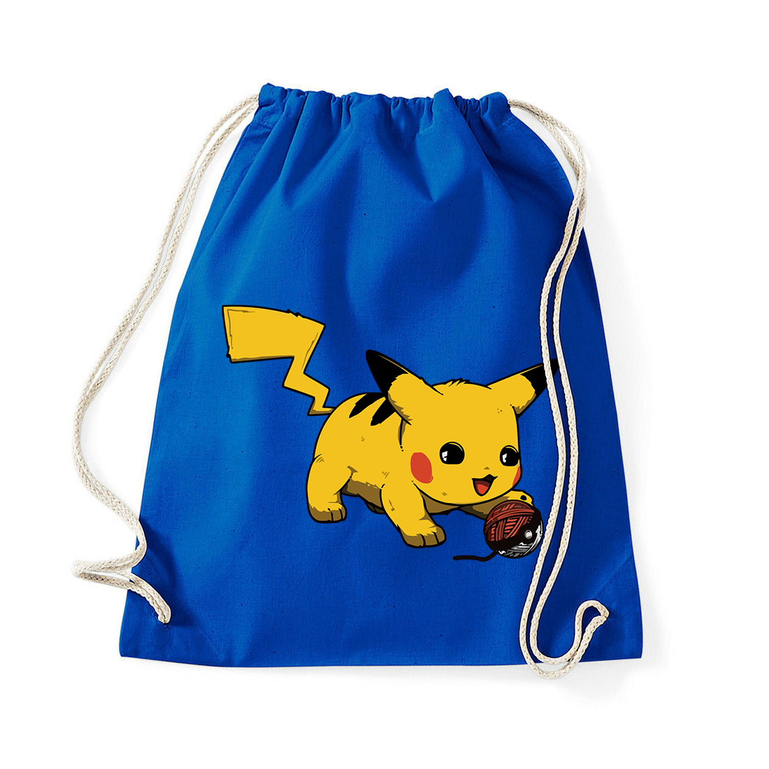 Pokemon Pikachu Macska Macskás Kék Tornazsák