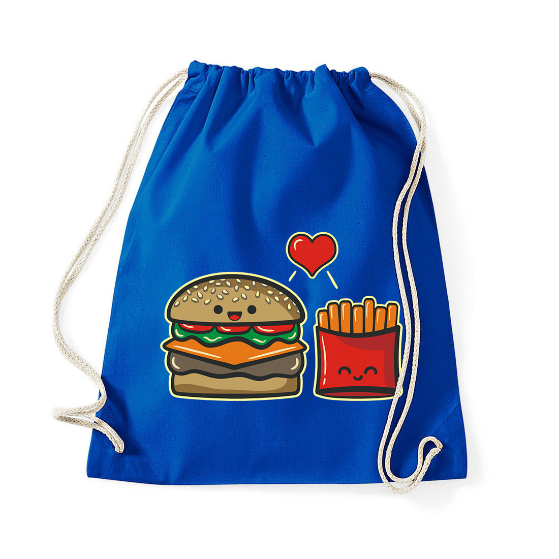 hamburger sültkrumpli Kék Tornazsák