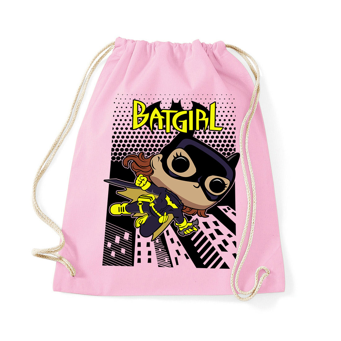 Batgirl Rózsaszín Tornazsák