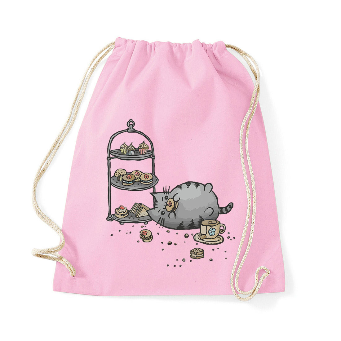 pusheen macska macskás cica cicás Rózsaszín Tornazsák