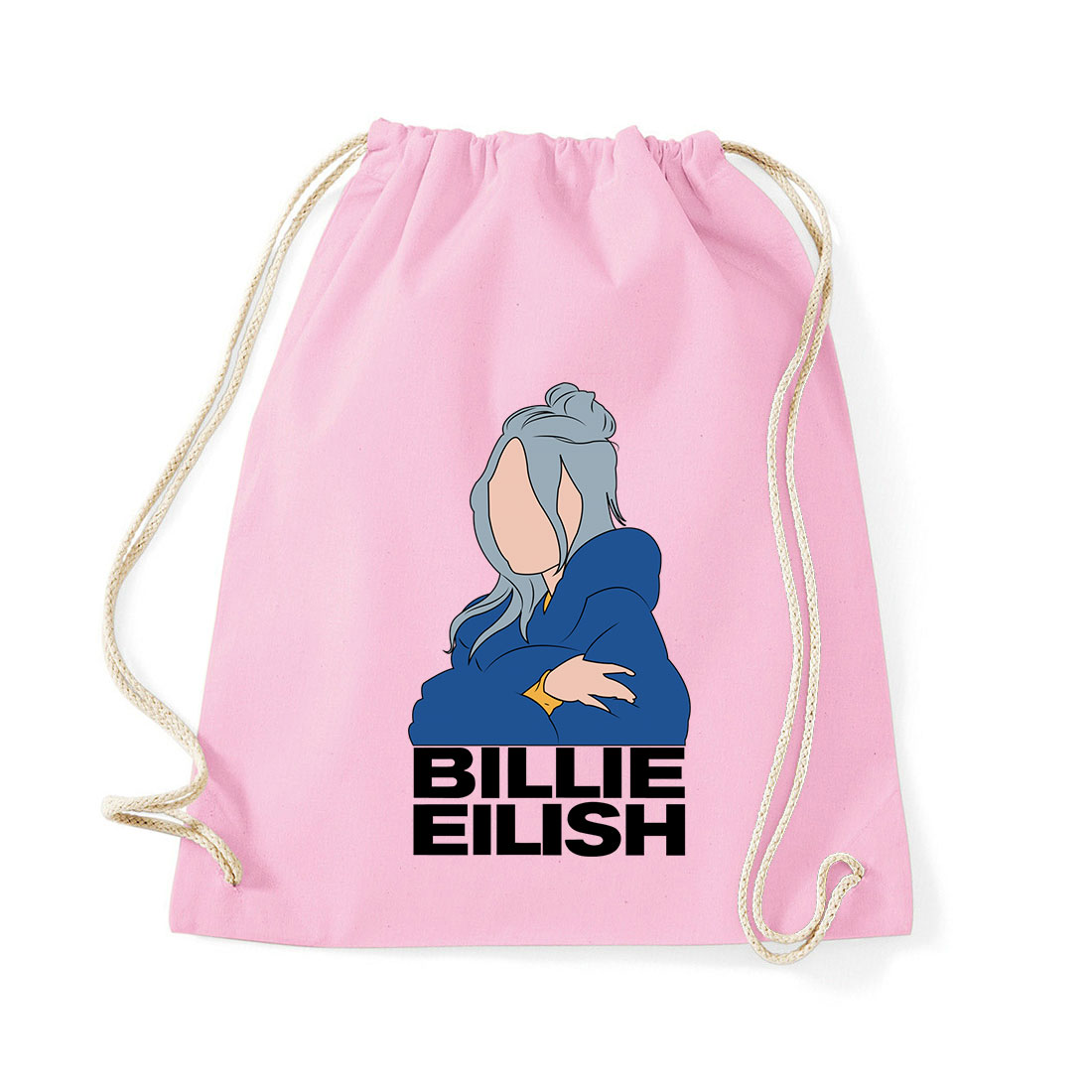 billie eilish Rózsaszín Tornazsák