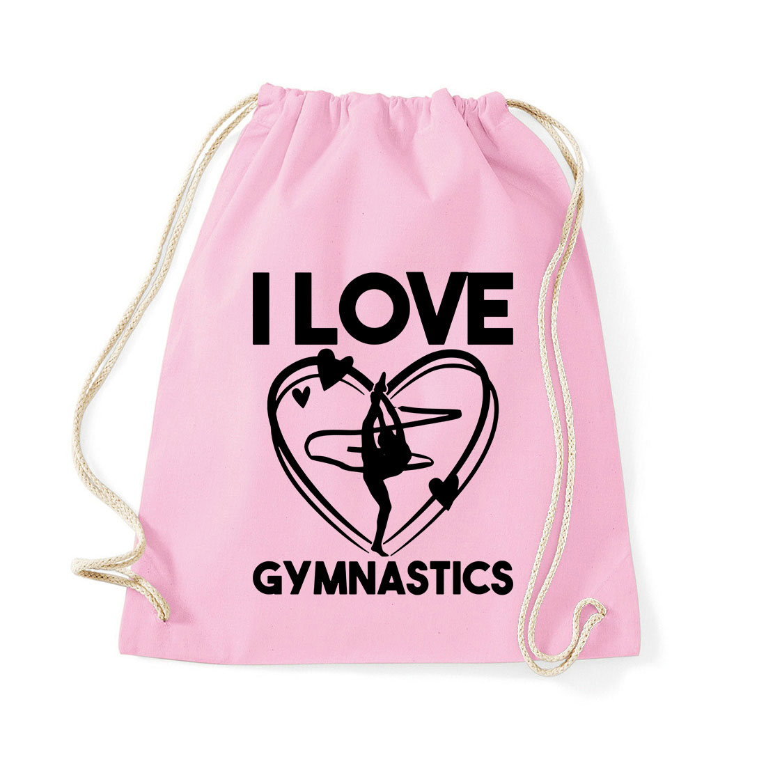 Gimnasztika gymnastic Rózsaszín Tornazsák