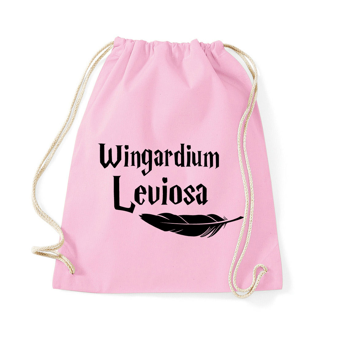 harry potter wingardium leviosa Rózsaszín Tornazsák