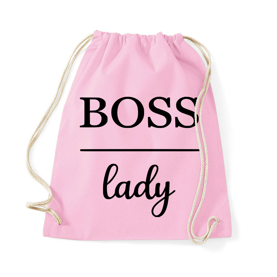 boss lady Rózsaszín Tornazsák
