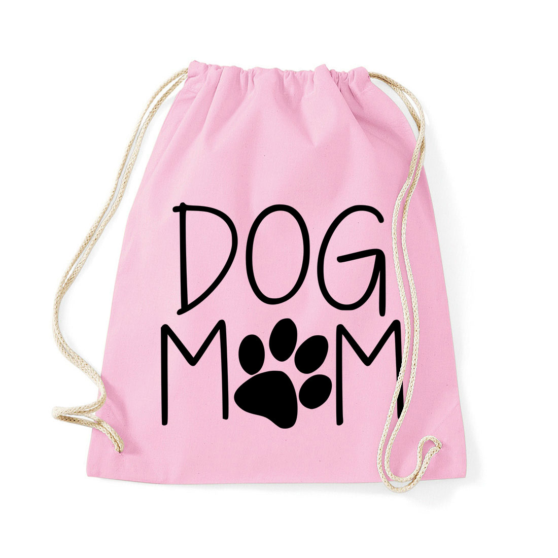 dog mom kutya kutyás Rózsaszín Tornazsák