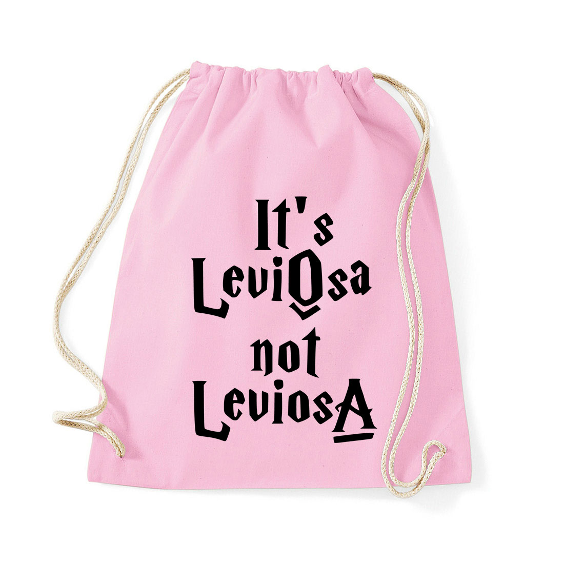 its leviosa not leviosa wingardium leviosa Rózsaszín Tornazsák
