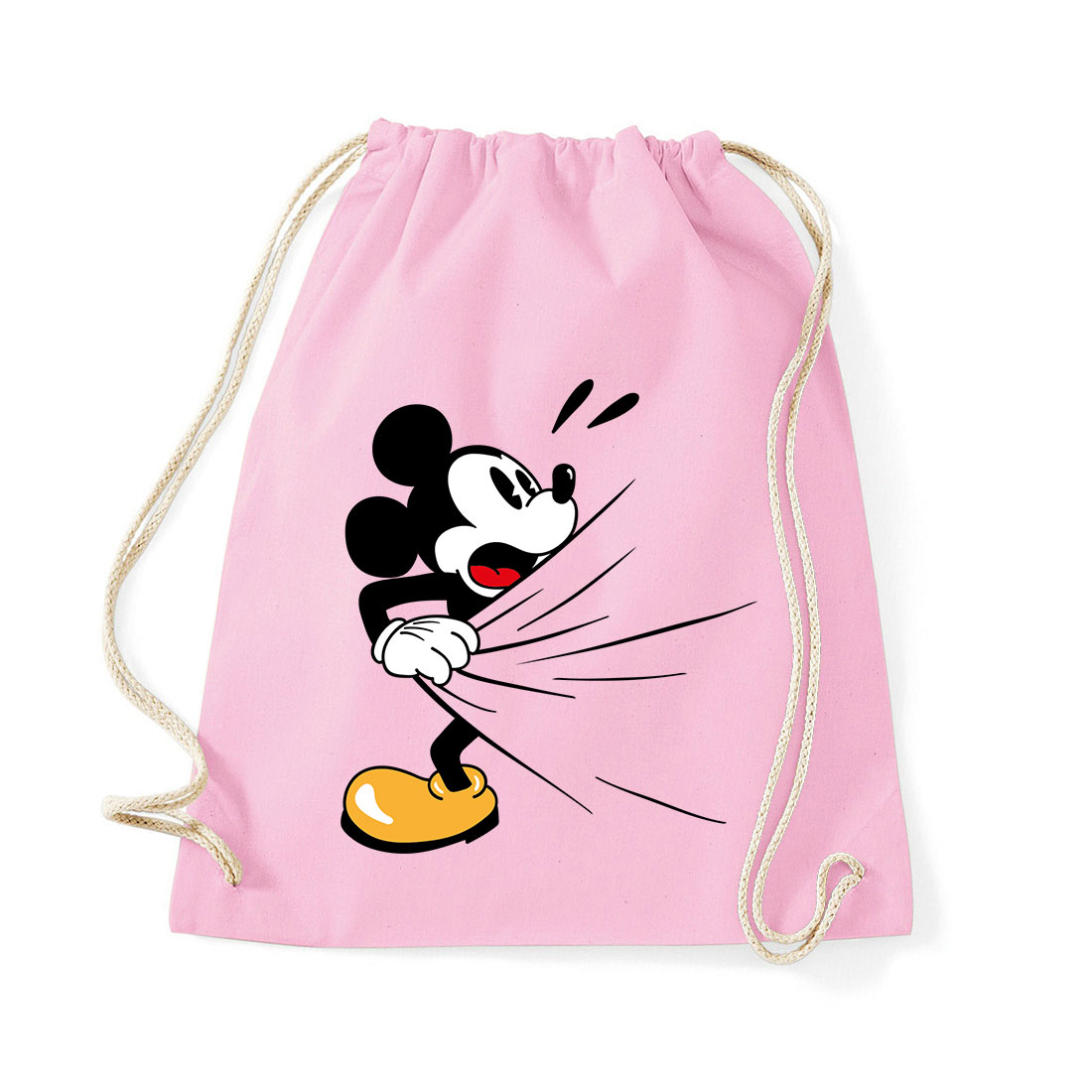 mickey egér zuhanyzik Rózsaszín Tornazsák
