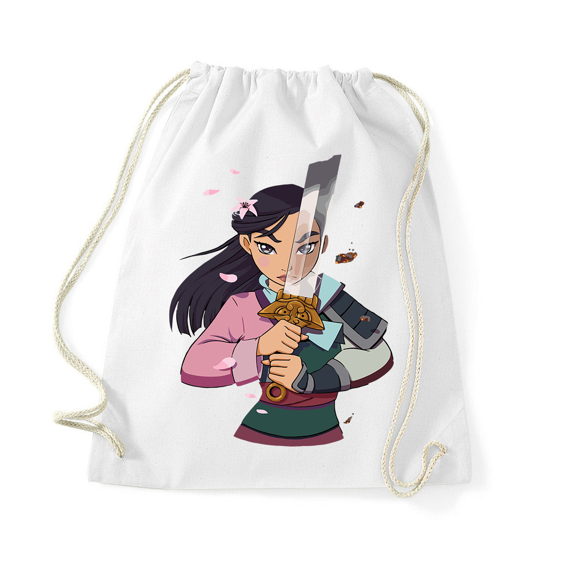 Mulan Fehér Tornazsák