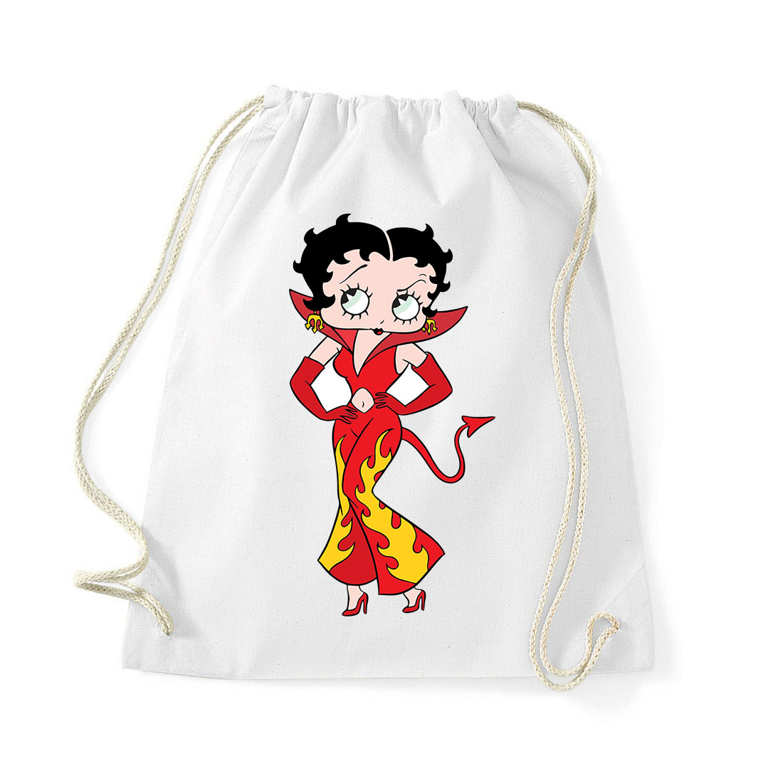 Betty Boop Fehér Tornazsák