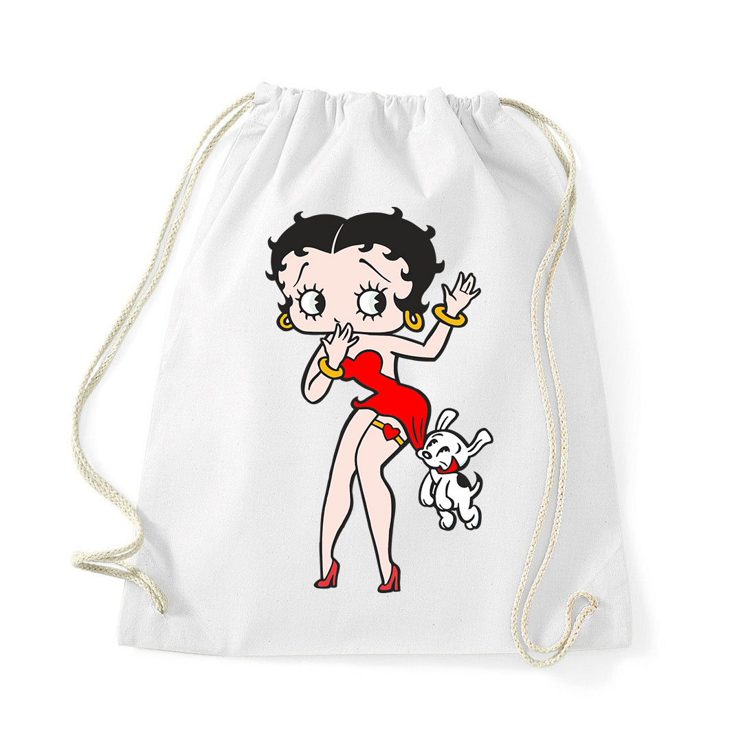 Betty Boop Fehér Tornazsák