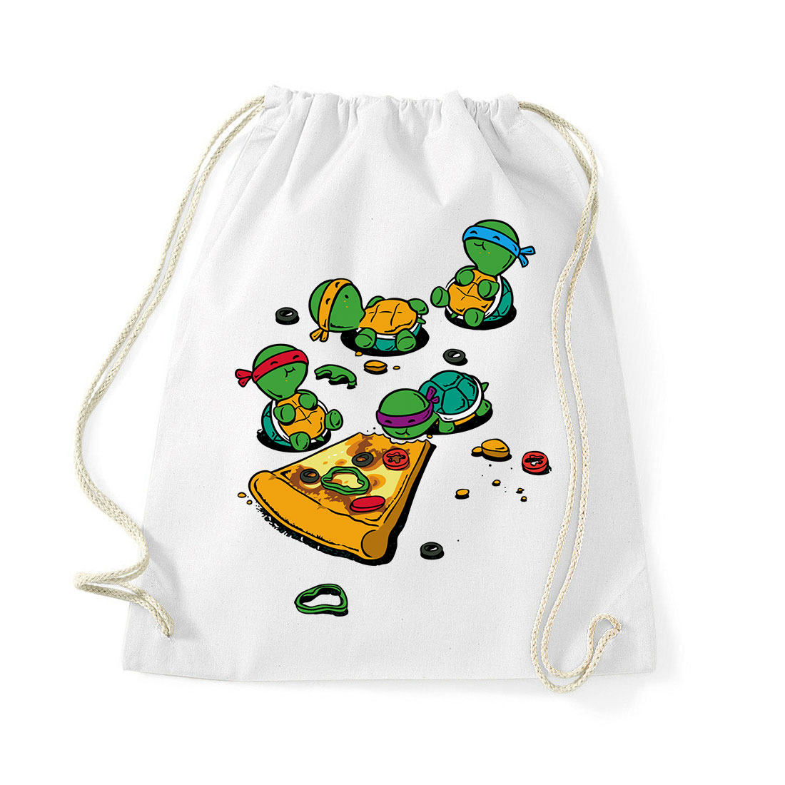Tini Ninja Teknőcök TMNT Fehér Tornazsák