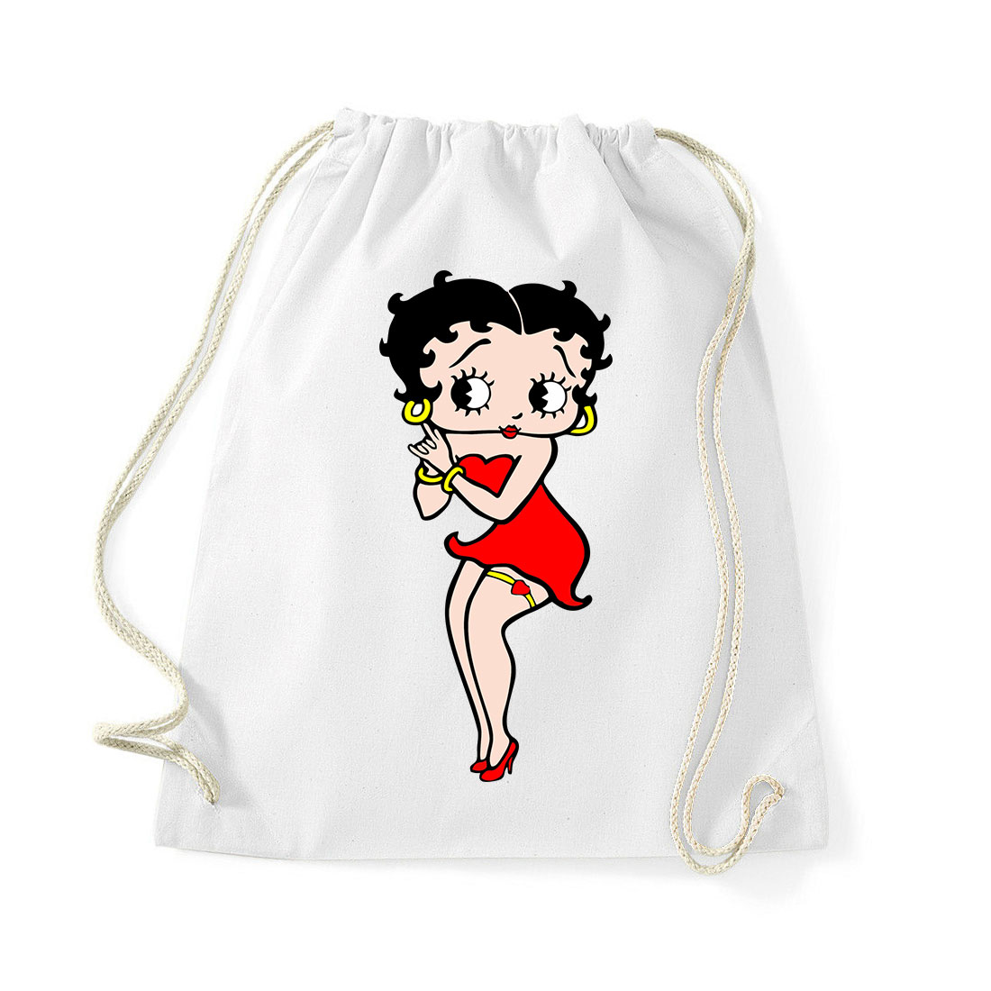 Betty Boop Fehér Tornazsák