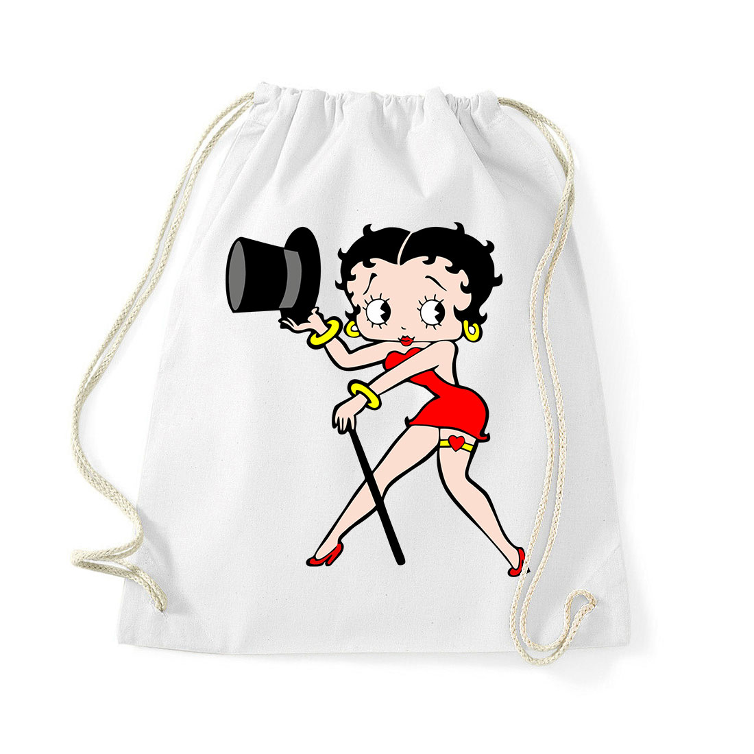 betty boop Fehér Tornazsák