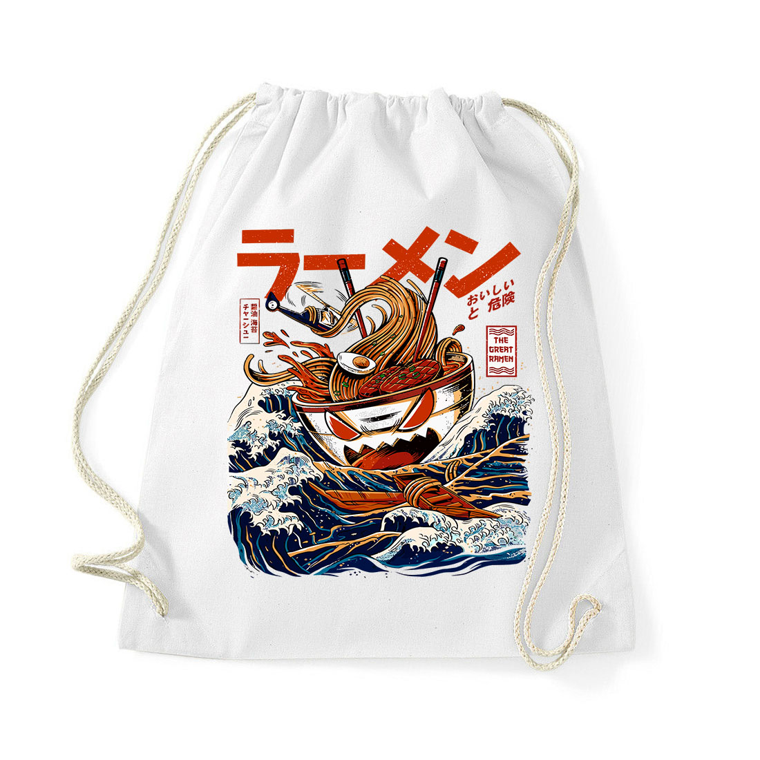 japán ramen Fehér Tornazsák