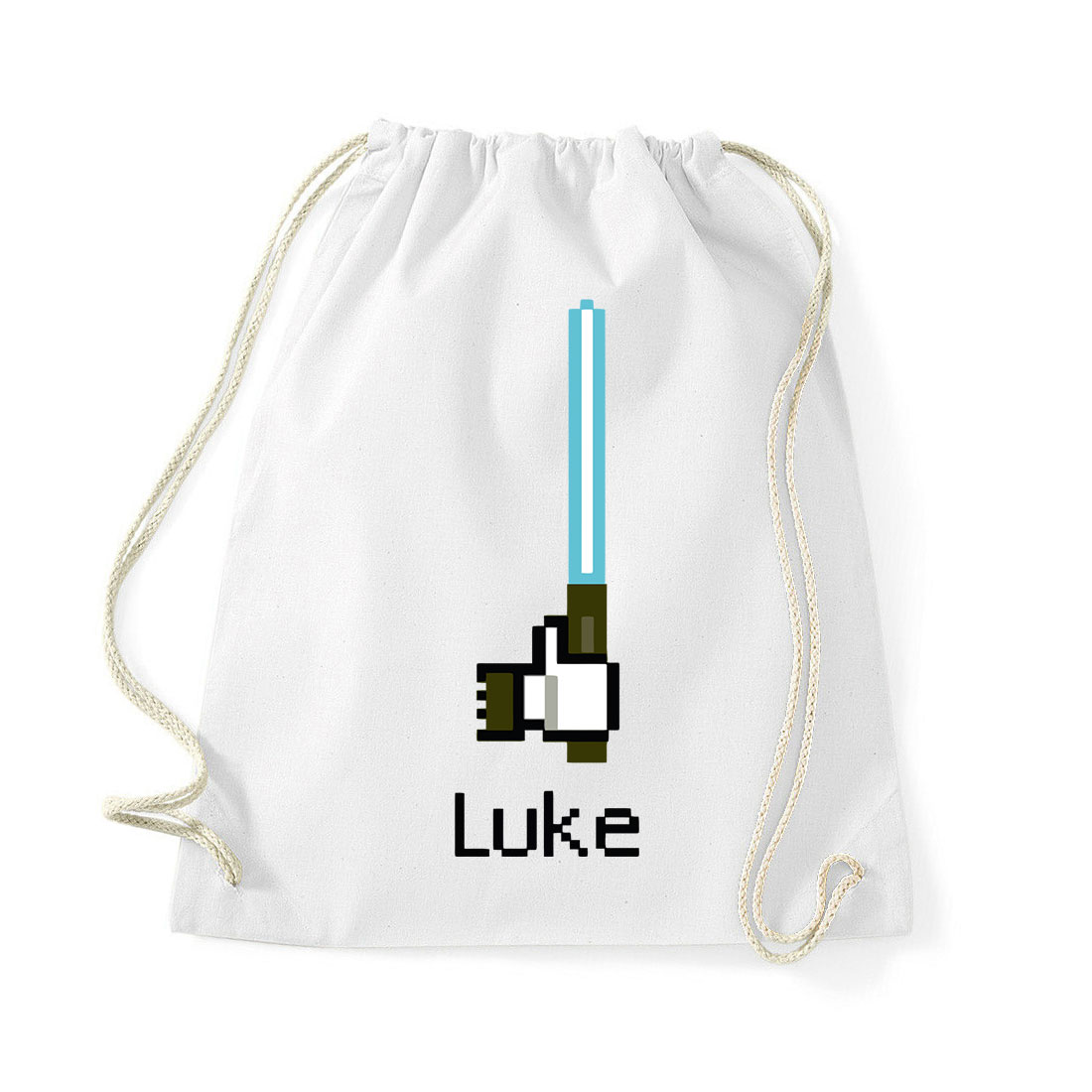 luke skywalker star wars facebook like humor Fehér Tornazsák