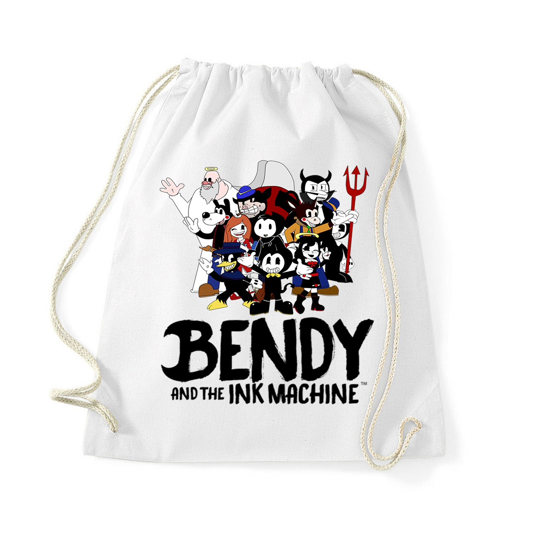 bendy and the inkmachine Fehér Tornazsák