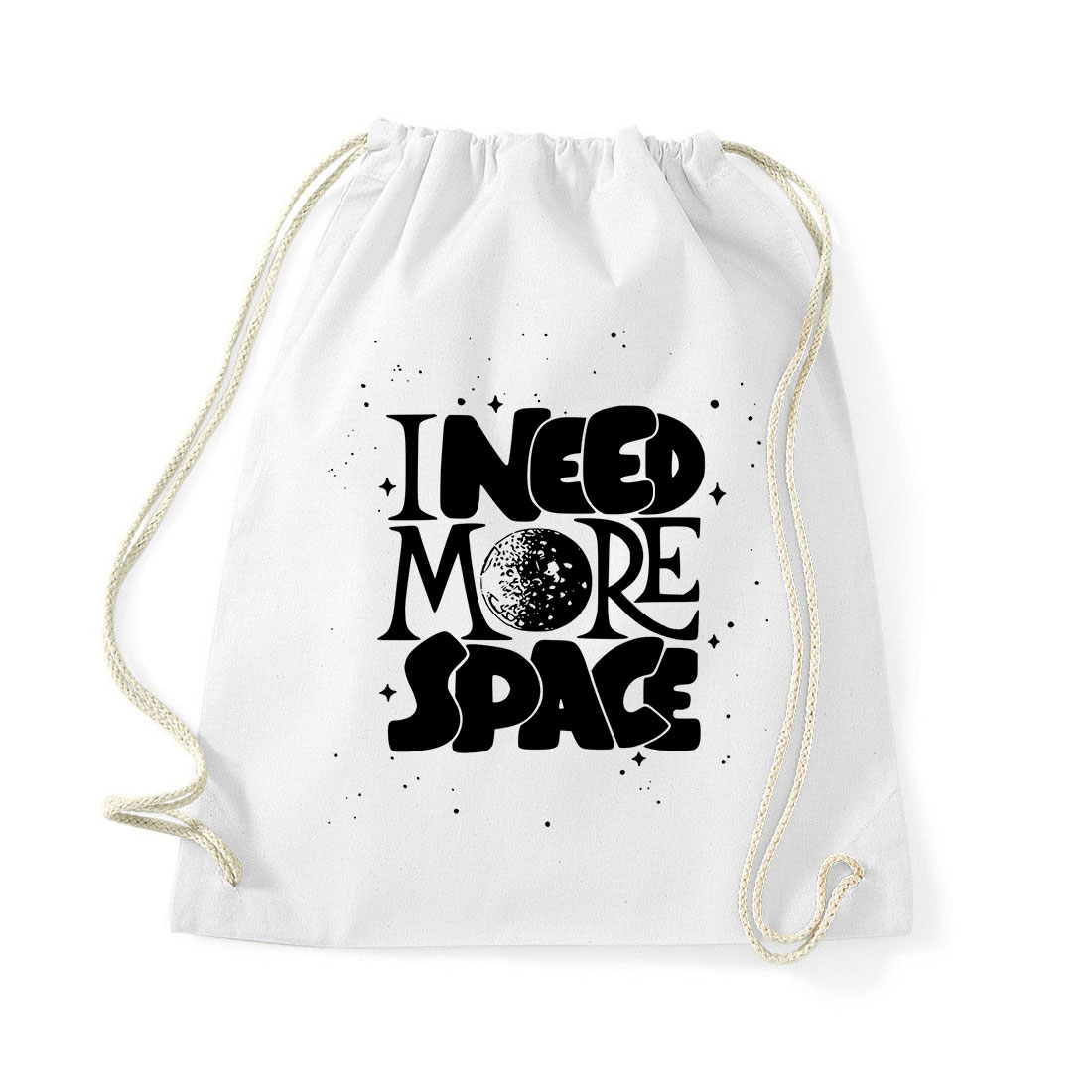i need more space űr Fehér Tornazsák