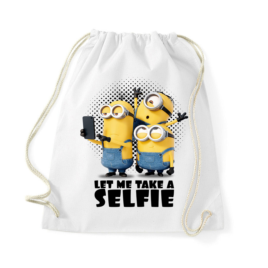 minyonok minions Fehér Tornazsák