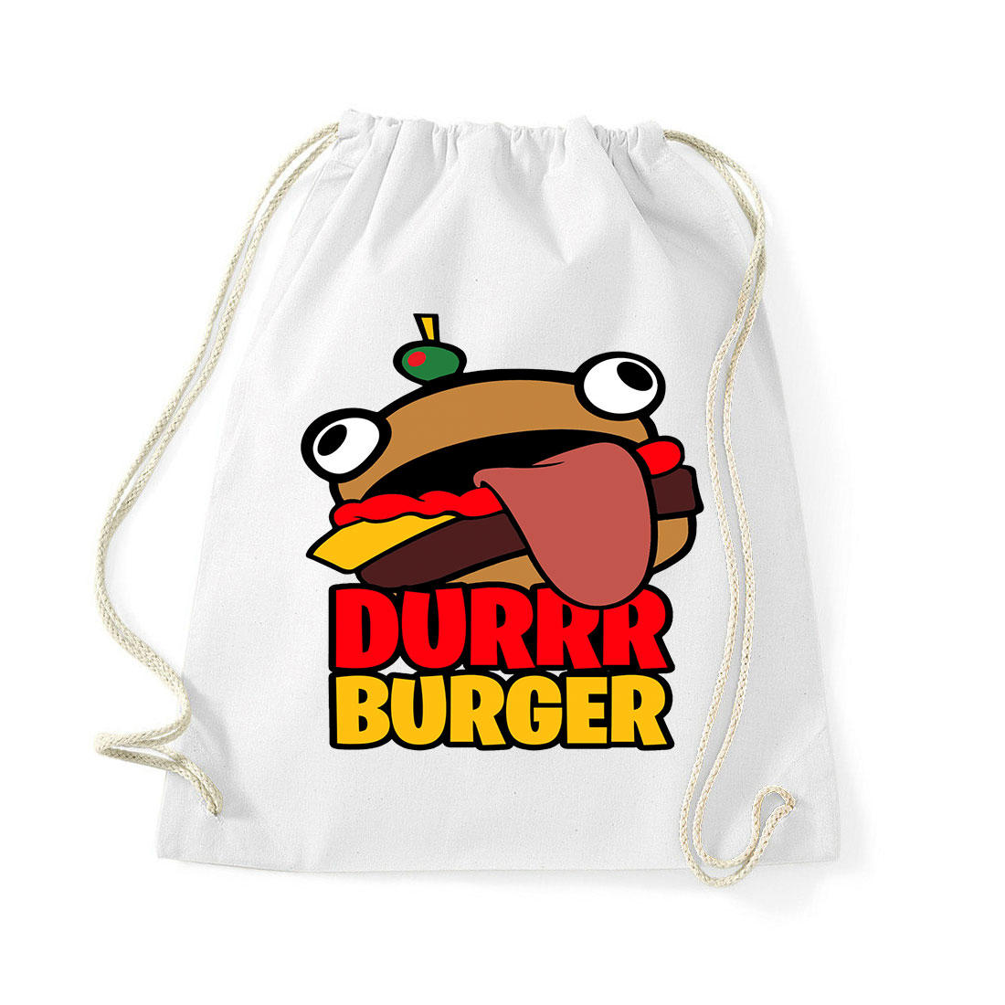 fortnite durrr burger  Fehér Tornazsák