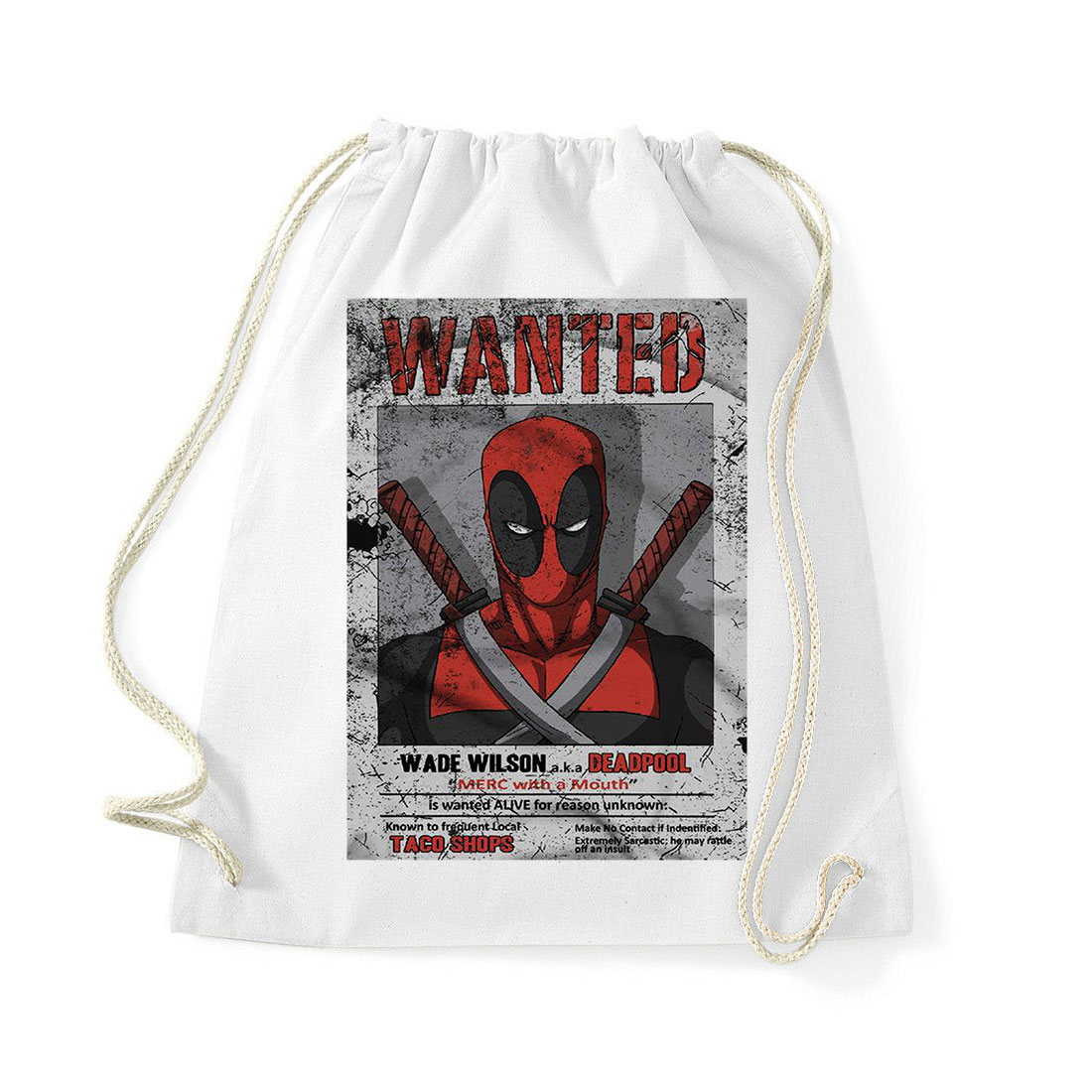 deadpool wade wilson Fehér Tornazsák