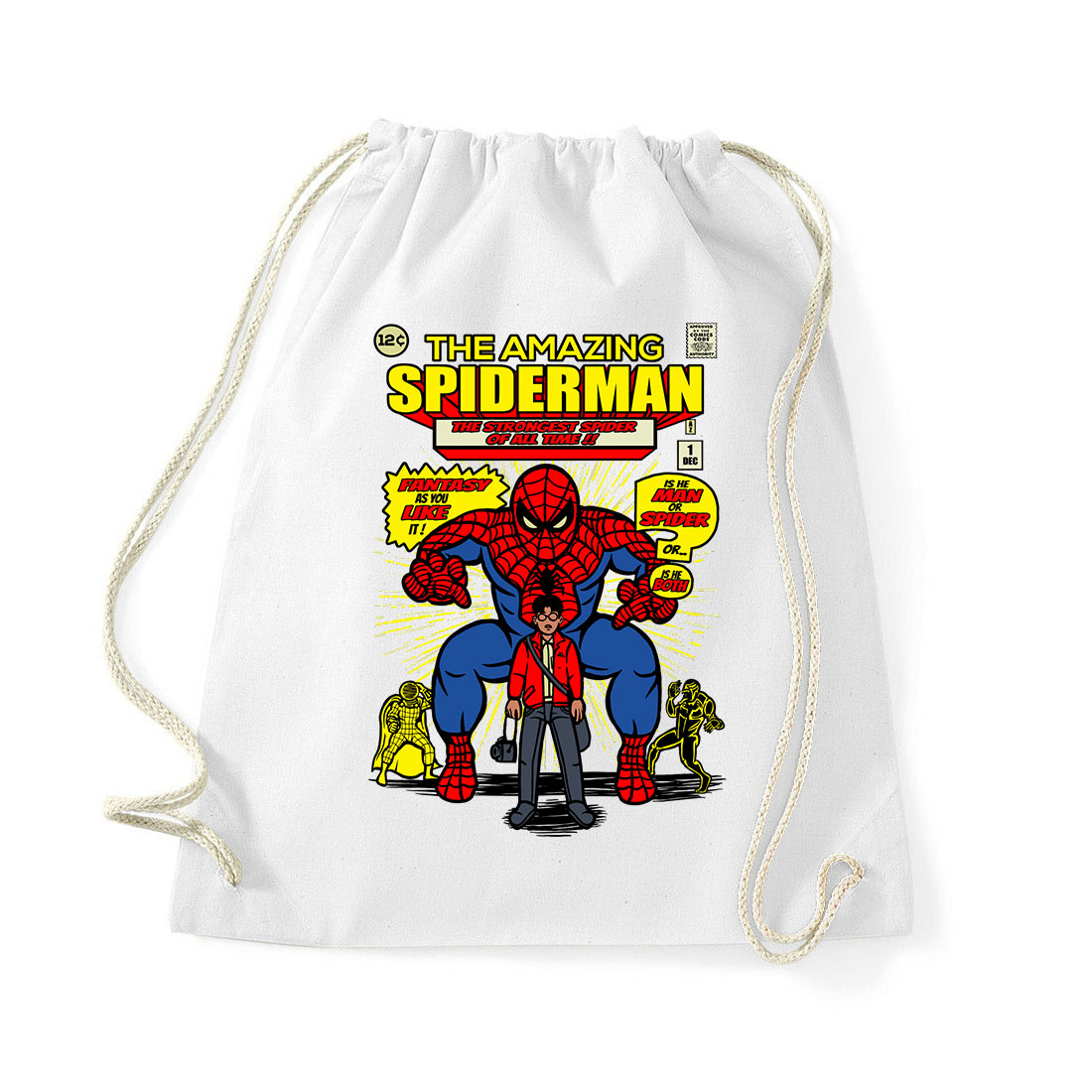Amazing Spider Man pókember Fehér Tornazsák