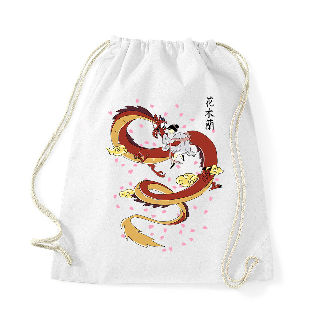 mulan mushu Fehér Tornazsák