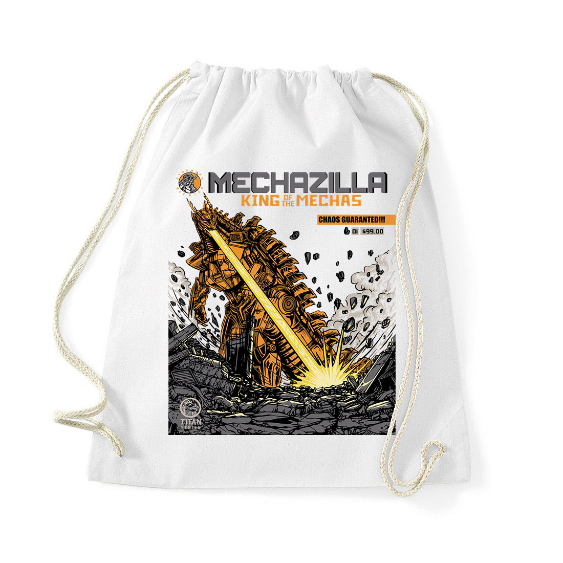 godzilla Fehér Tornazsák