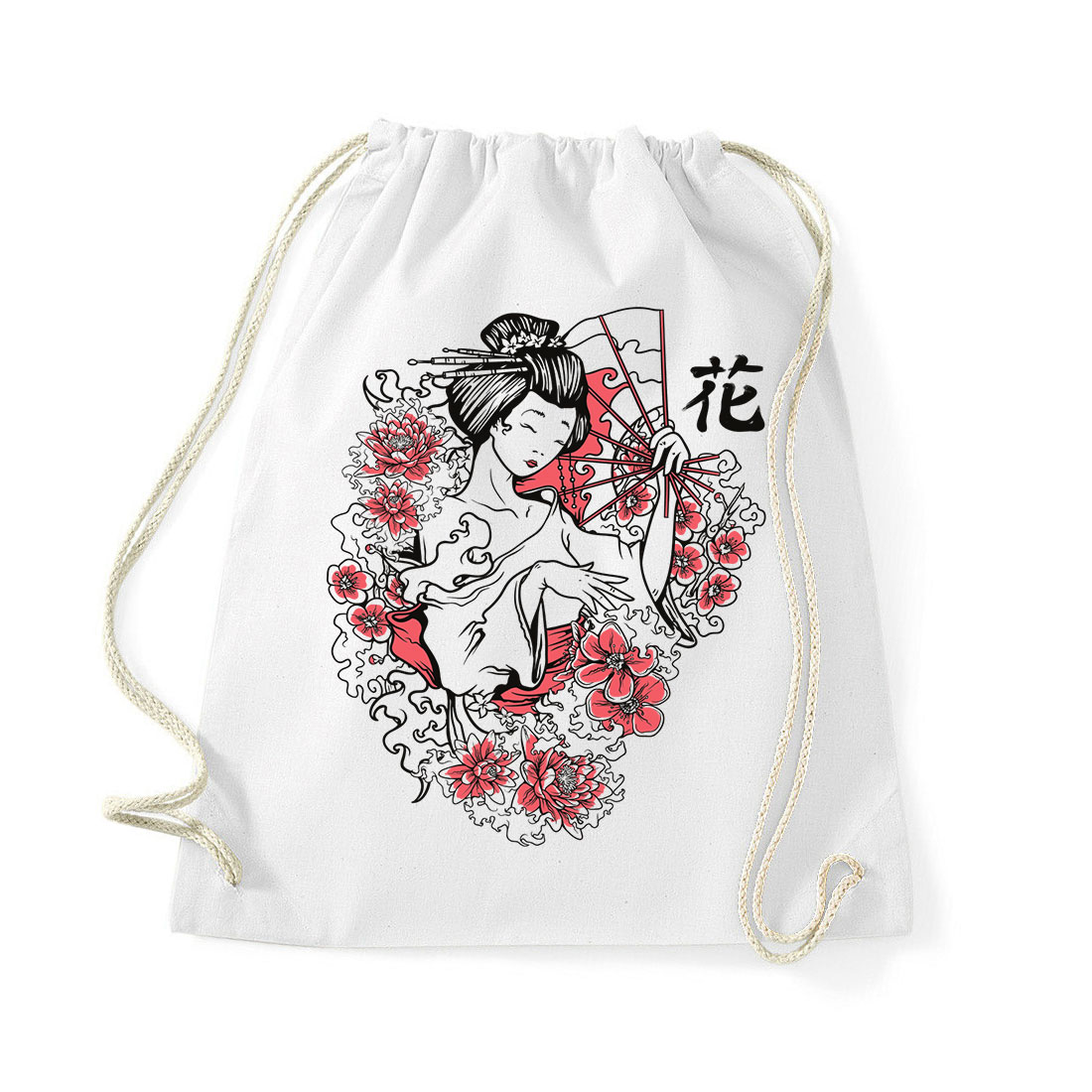 japán gésa Fehér Tornazsák