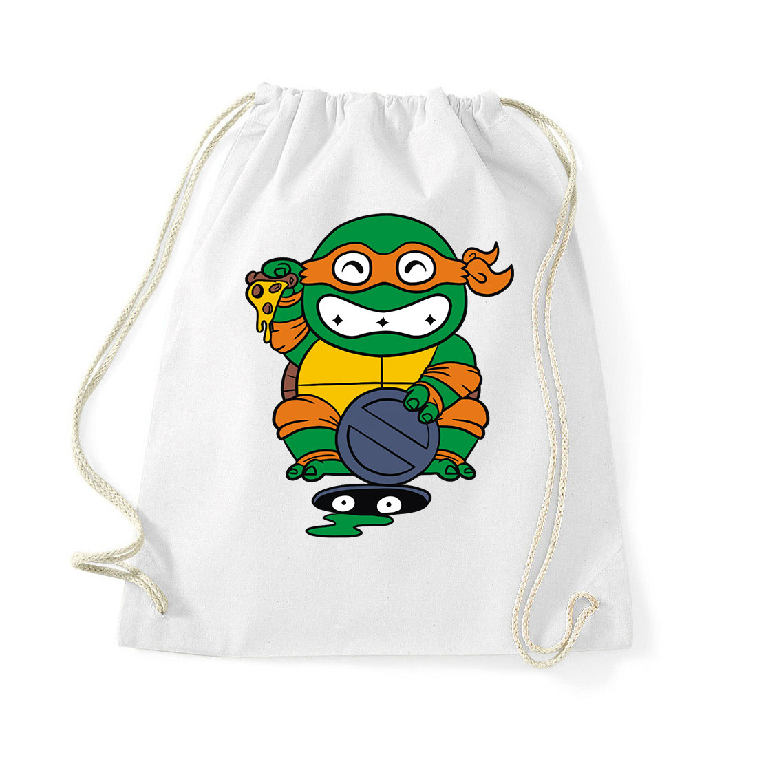 tini ninja teknőcök michelangelo Fehér Tornazsák