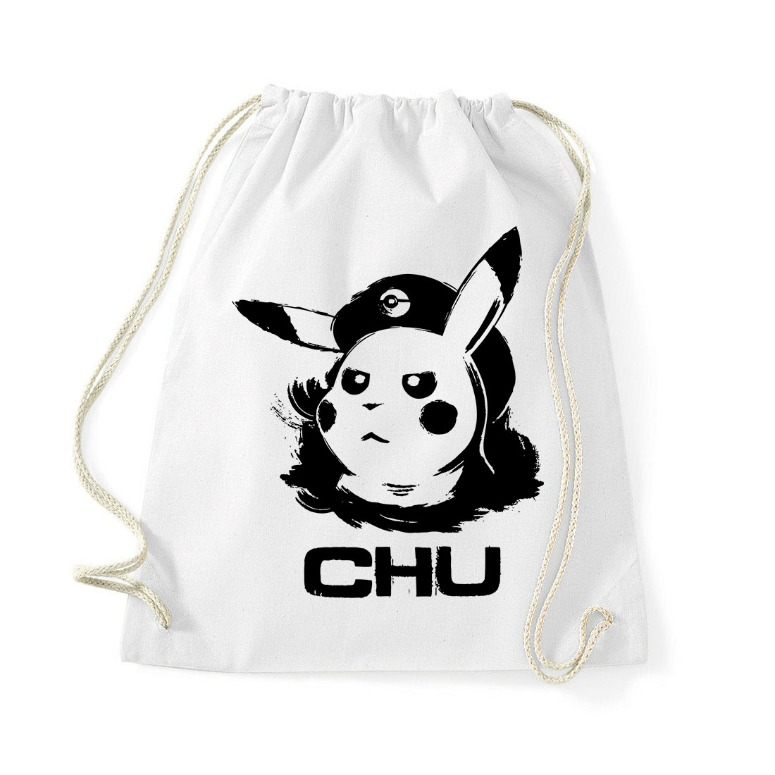chu pikachu Fehér Tornazsák