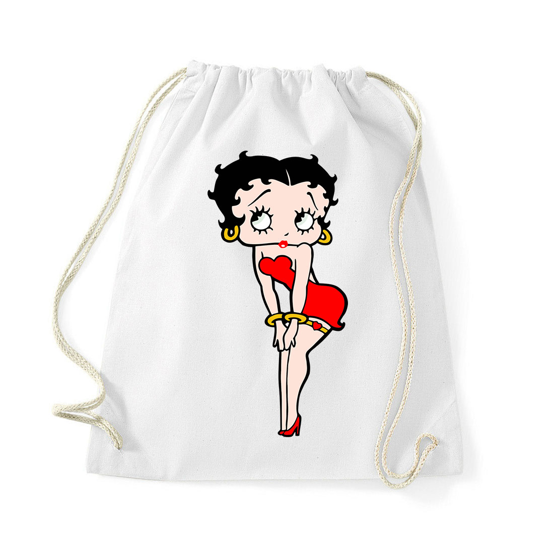 betty boop Fehér Tornazsák