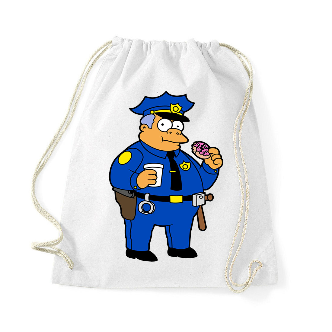 simpson család wiggum rendőr Fehér Tornazsák
