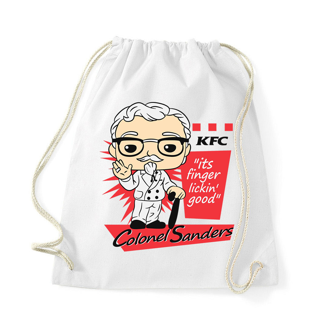 kft colonel sanders Fehér Tornazsák