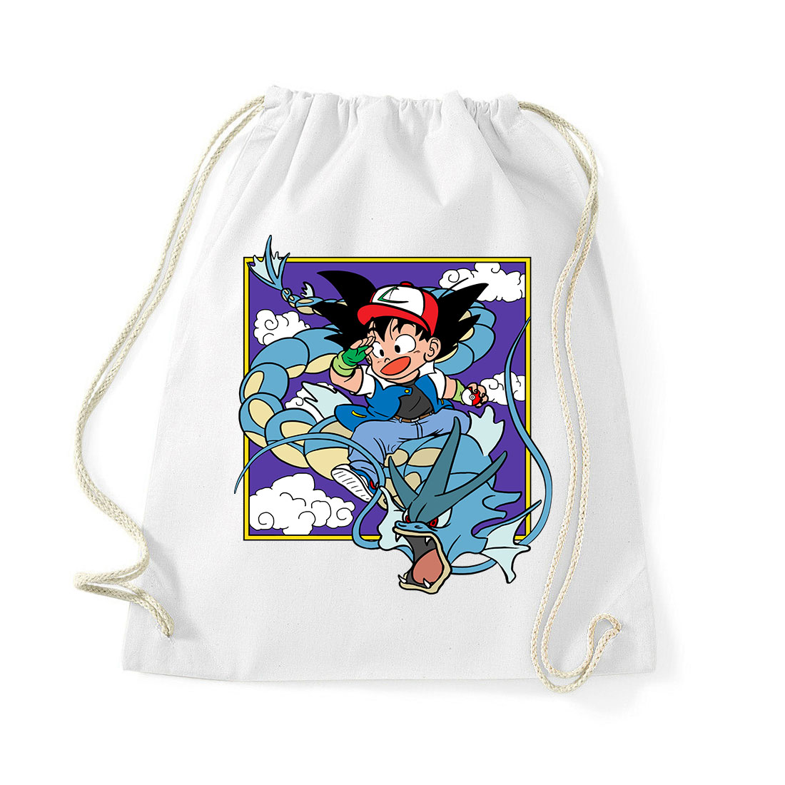 dragon ball gyarados son goku Fehér Tornazsák