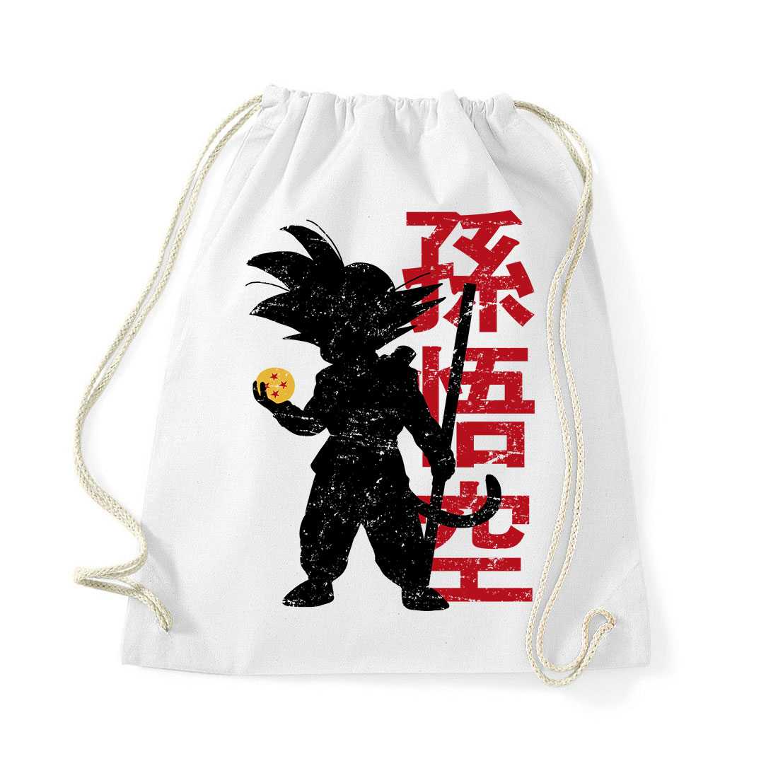 dragon ball son goku Fehér Tornazsák