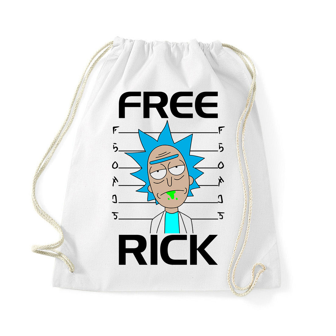 rick és morty Fehér Tornazsák
