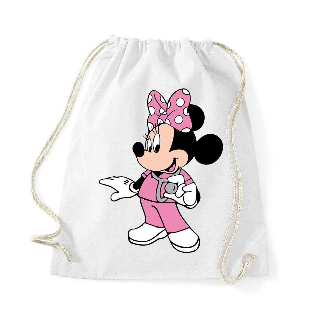 minnie egér ápoló nővér Fehér Tornazsák