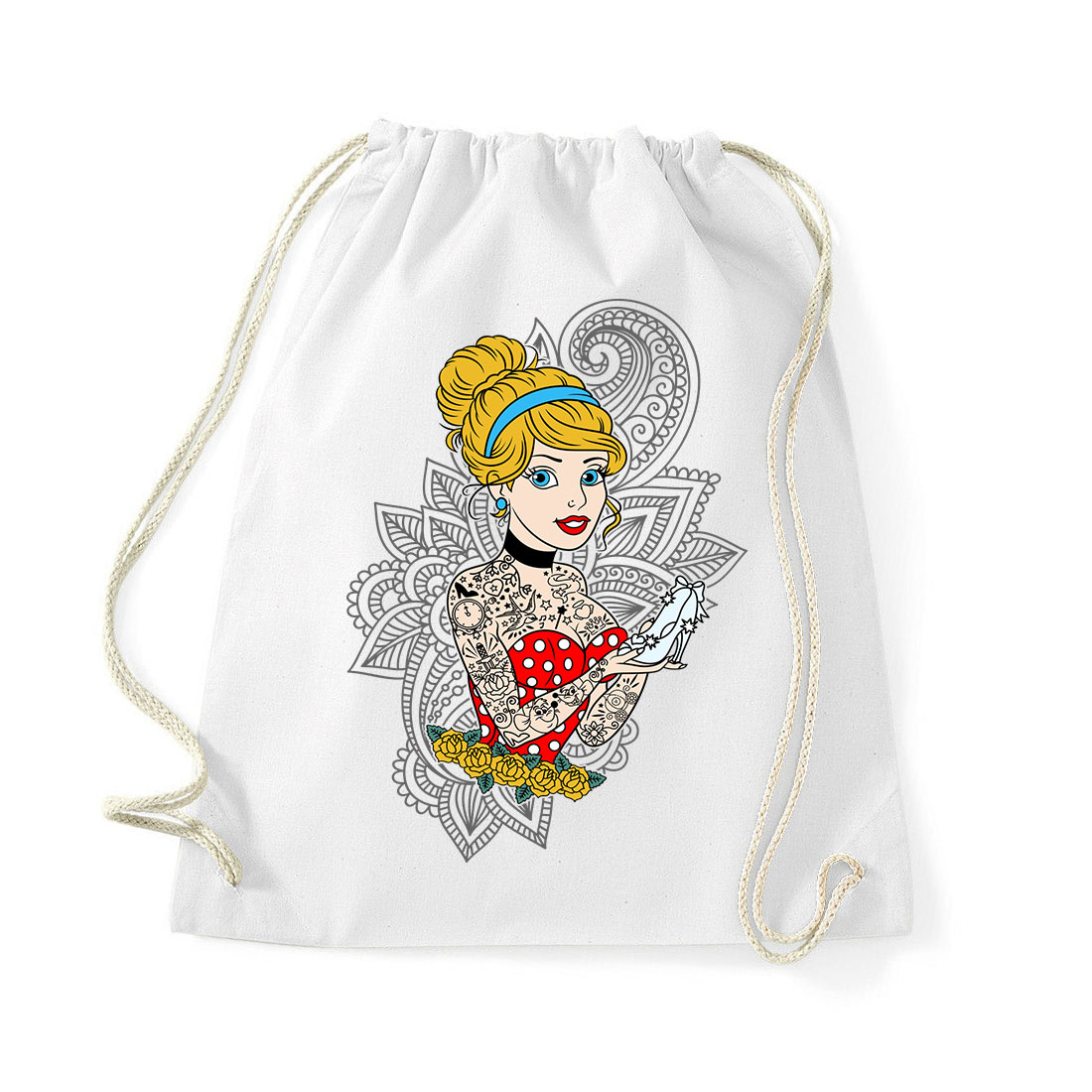 cinderella hamupipőke Fehér Tornazsák