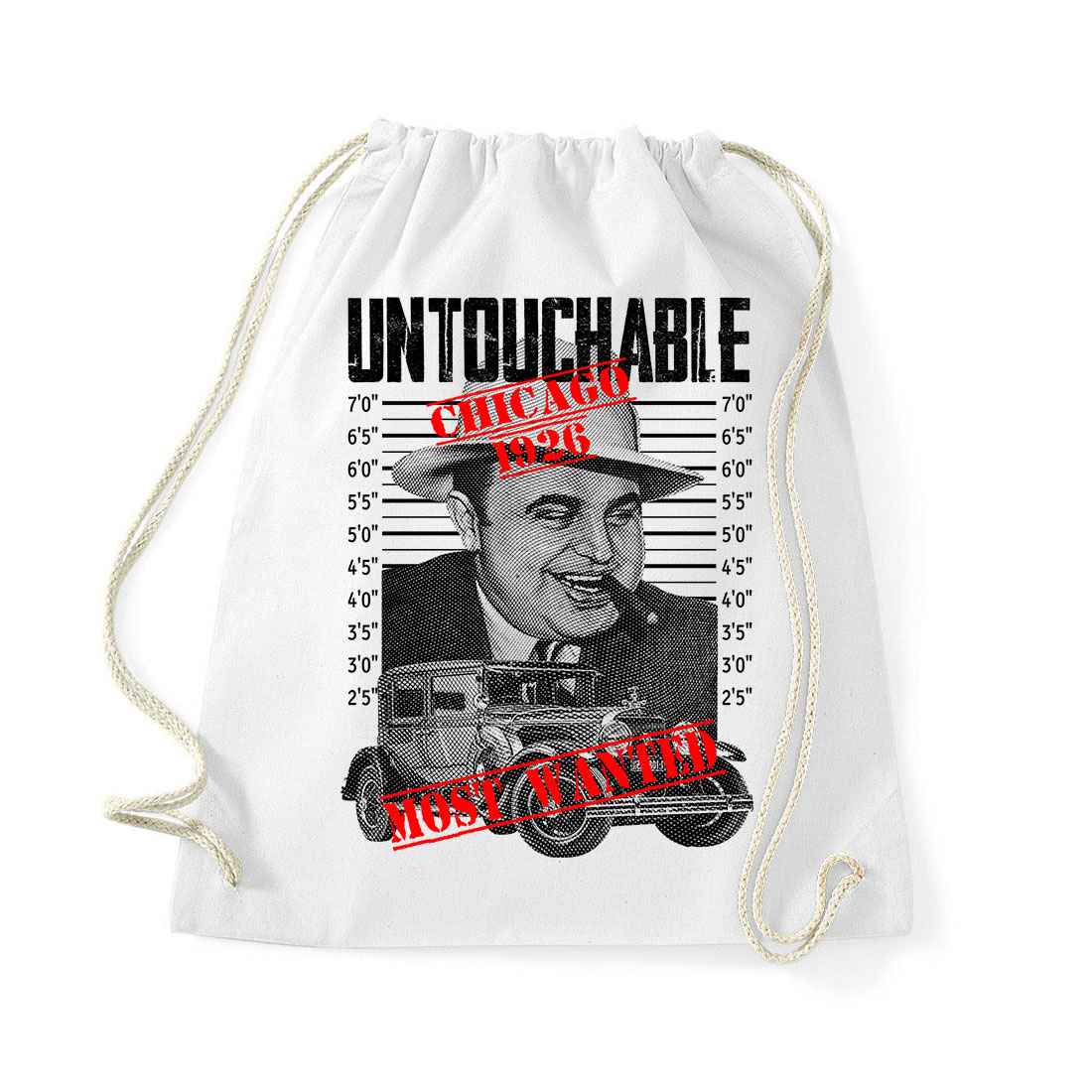 Al Capone Fehér Tornazsák