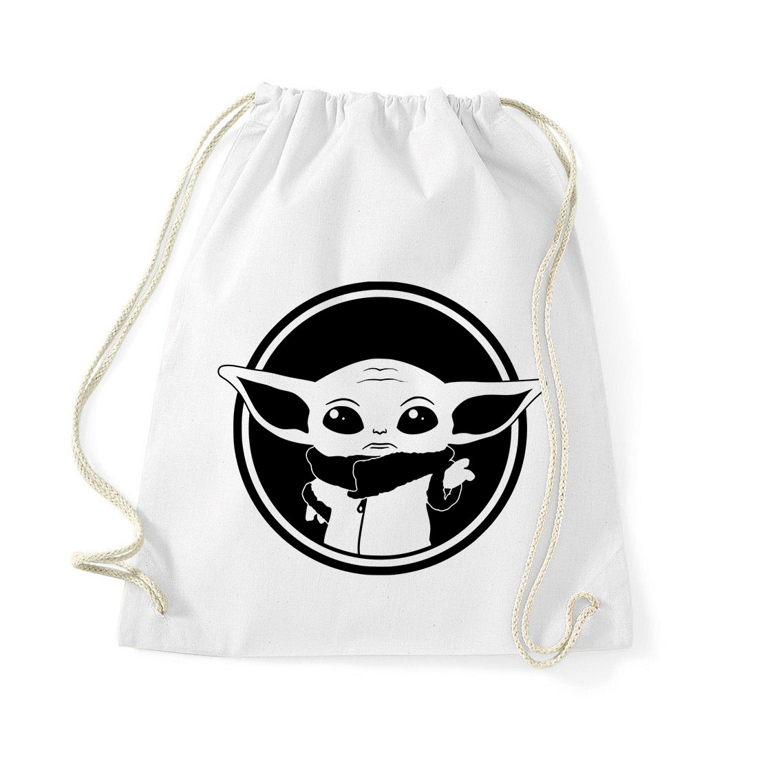 mandalorian baba yoda Fehér Tornazsák