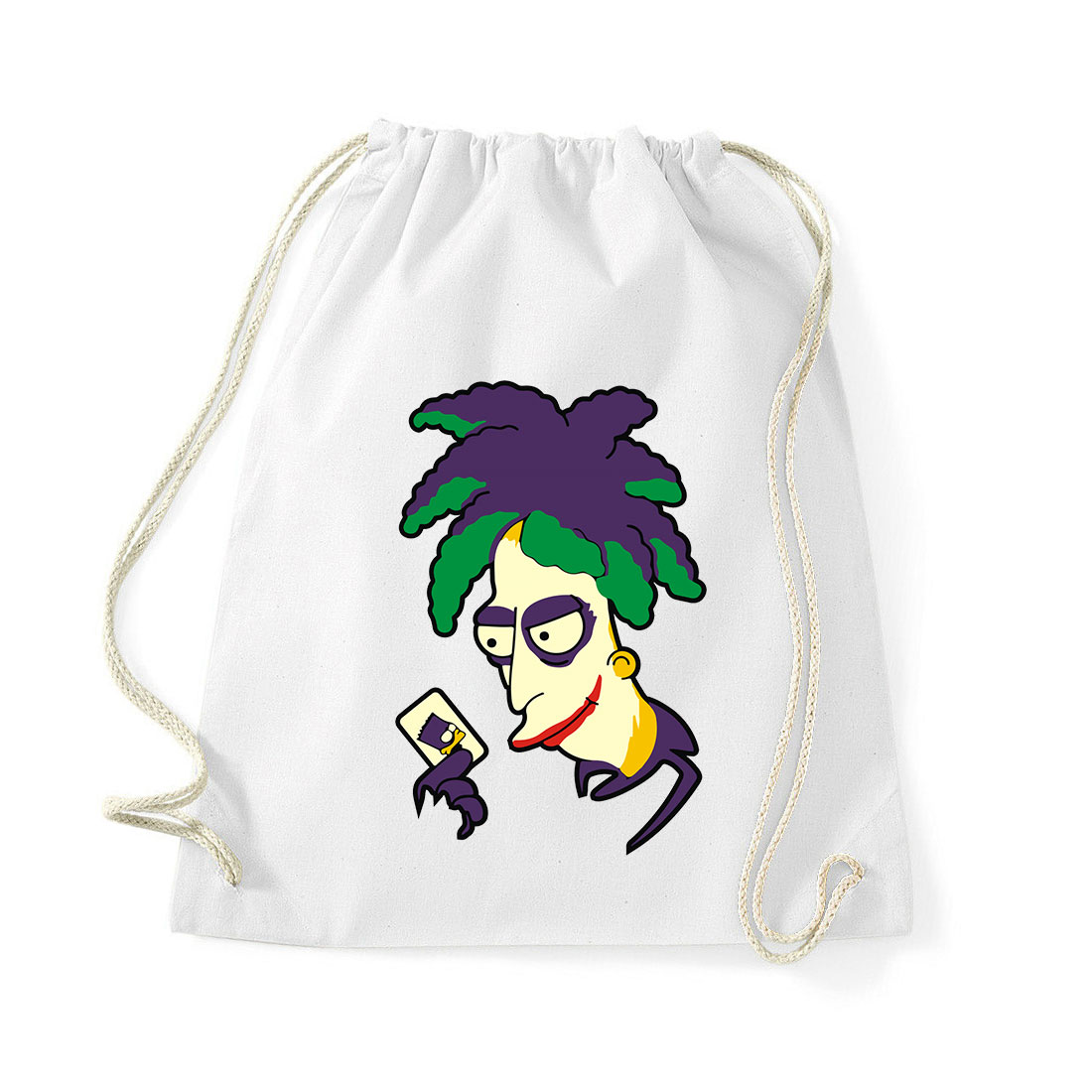Joker Balfék Bob Simpson Család Fehér Tornazsák