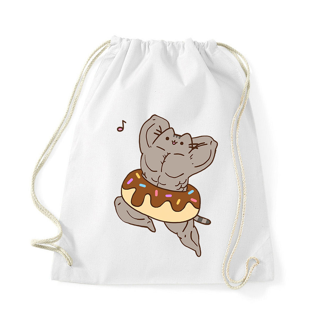Izmos Pusheen Macska Macskás Fehér Tornazsák